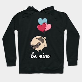 Valentine's Day Pug Hoodie